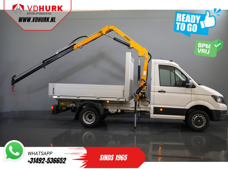 Volkswagen Crafter 50 165 pk Effer 352S Kraan/ Crane/ Kran/ Autokran/ PTO/ Open laadbak/ Dubbel Lucht - Furgone con cassone fisso: foto 2 Volkswagen Crafter 50 165 pk Effer 352S Kraan/ Crane/ Kran/ Autokran/ PTO/ Open laadbak/ Dubbel Lucht - Furgone con cassone fisso: foto 2