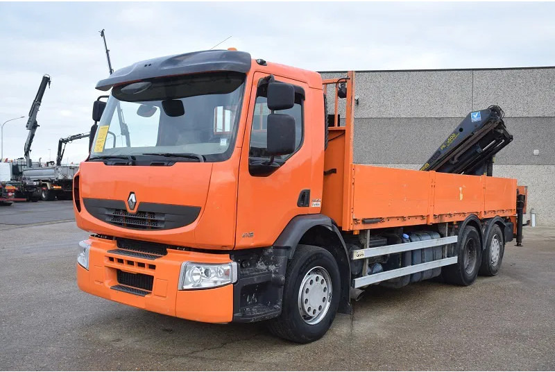 Renault Premium 410 - Autocarro con pianale/ Cassone fisso, Camion con gru: foto 2 Renault Premium 410 - Autocarro con pianale/ Cassone fisso, Camion con gru: foto 2