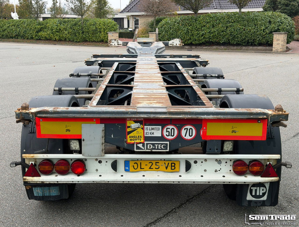 D-TEC VCC-01 FT-LS-S Drum Brakes Lift Axle Front+Middle+Back Slider Holland-Trailer - Semirimorchio portacontainer/ Caisse interchangeable: foto 4 D-TEC VCC-01 FT-LS-S Drum Brakes Lift Axle Front+Middle+Back Slider Holland-Trailer - Semirimorchio portacontainer/ Caisse interchangeable: foto 4