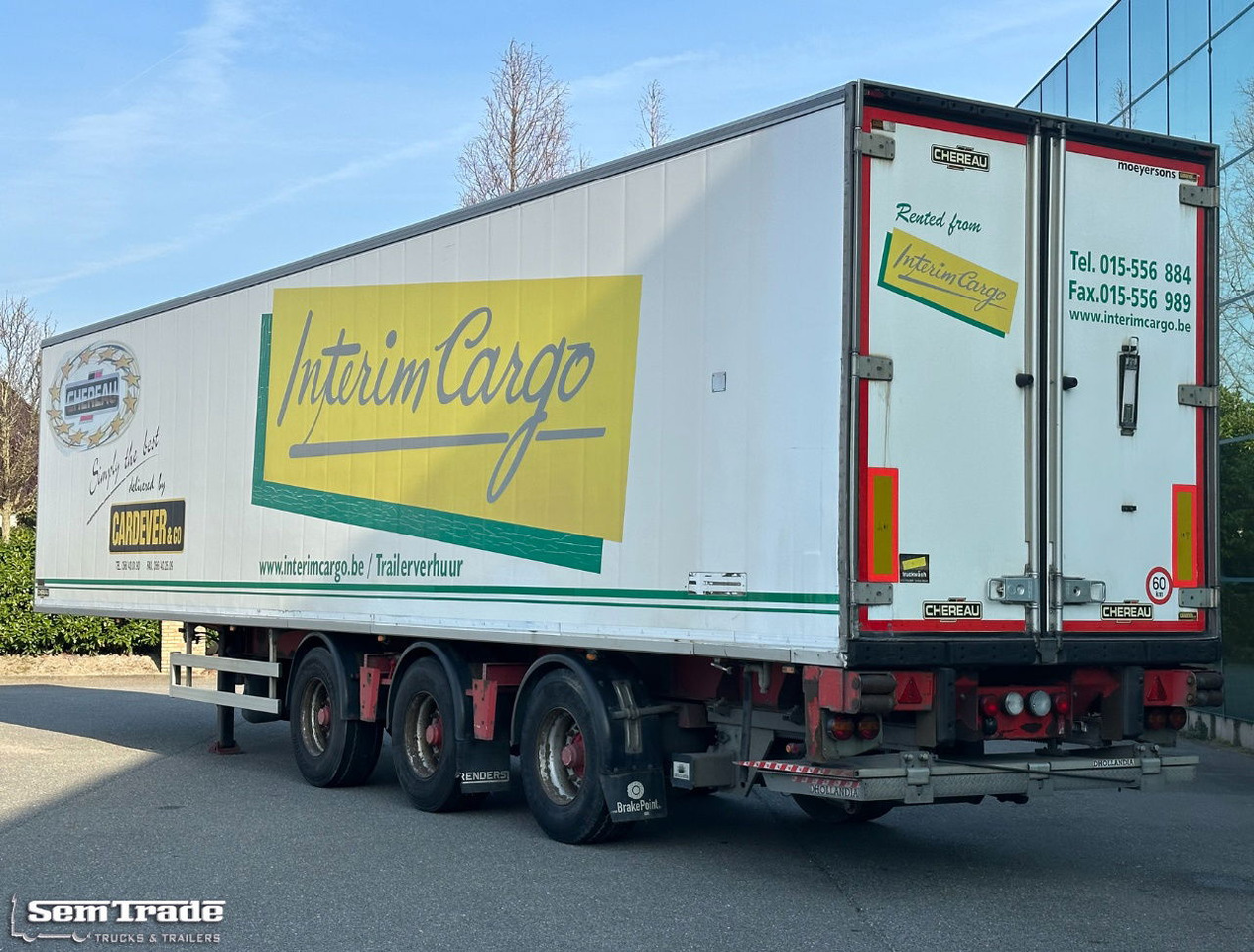 Renders Chereau Carrier Maxima 1300 Steering Axle Tail Lift Belgium Trailer - Semirimorchio frigorifero: foto 3 Renders Chereau Carrier Maxima 1300 Steering Axle Tail Lift Belgium Trailer - Semirimorchio frigorifero: foto 3