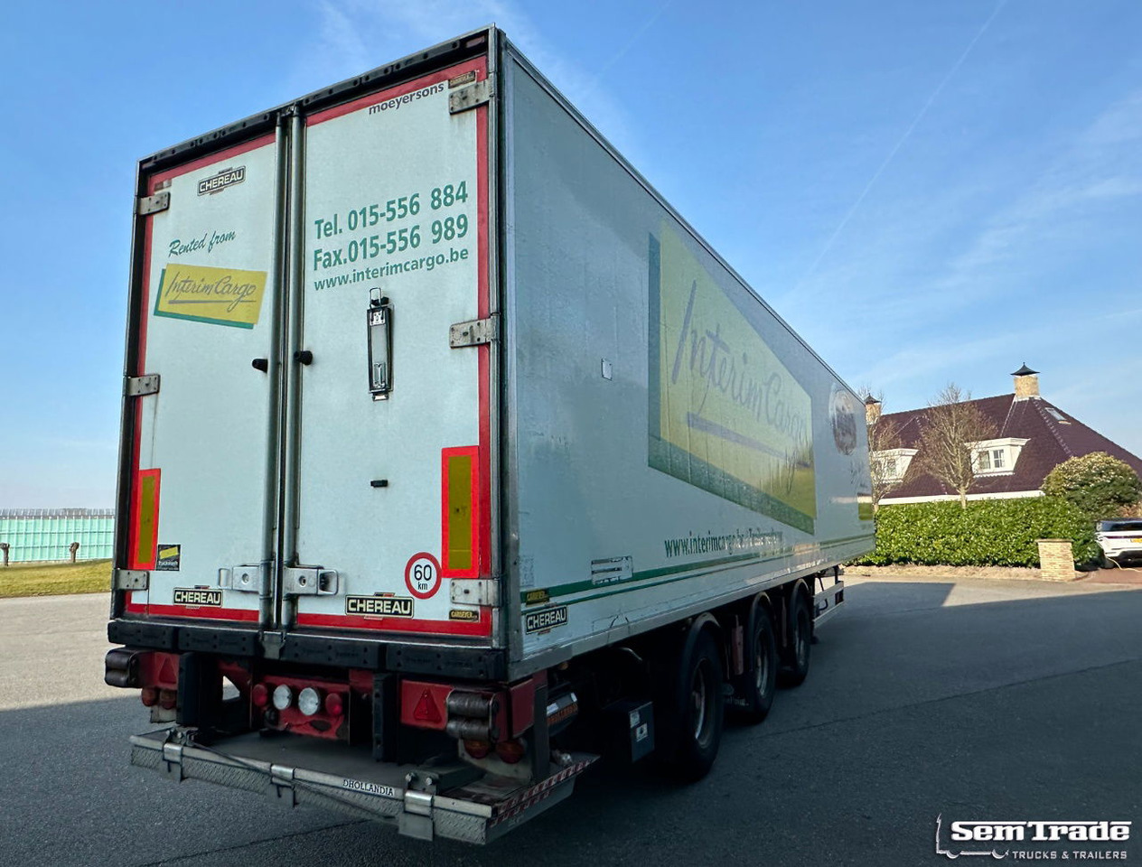 Renders Chereau Carrier Maxima 1300 Steering Axle Tail Lift Belgium Trailer - Semirimorchio frigorifero: foto 5 Renders Chereau Carrier Maxima 1300 Steering Axle Tail Lift Belgium Trailer - Semirimorchio frigorifero: foto 5