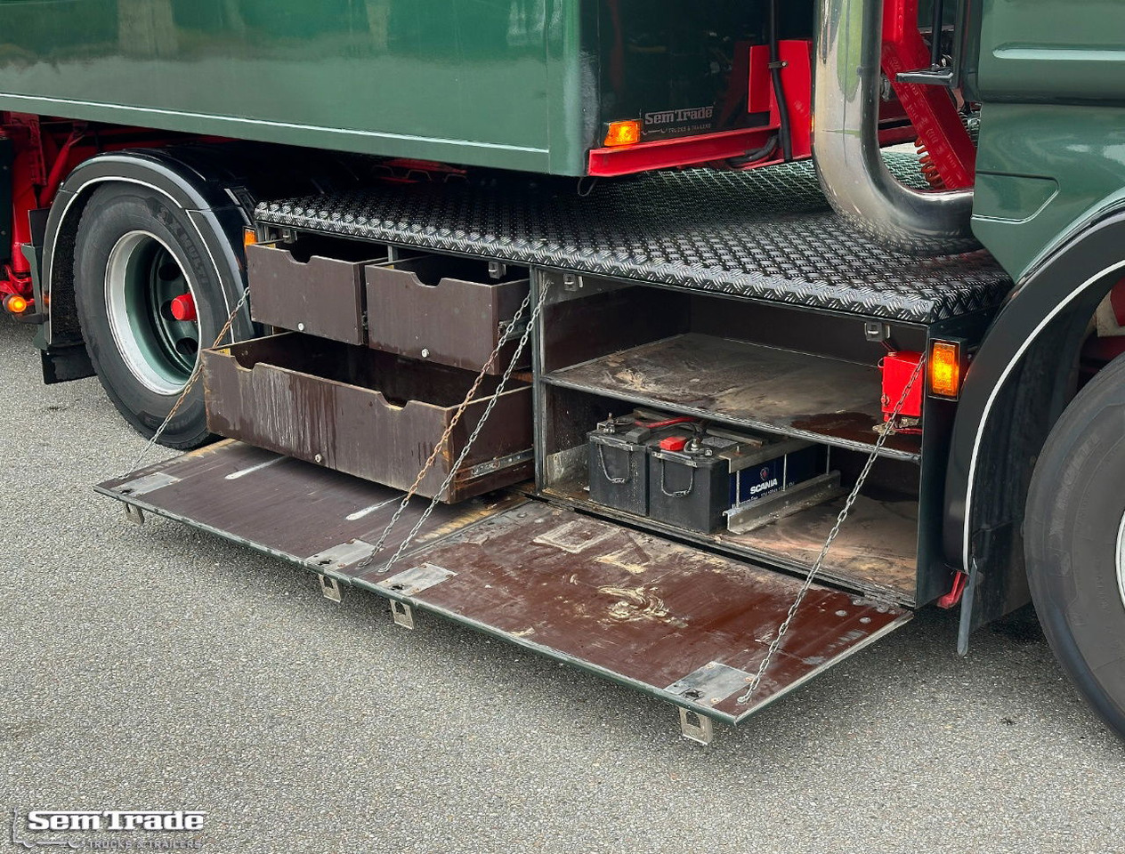 Trattore stradale Scania R500 V8 Analogue Tacho 779.000 KM Show Truck Special Interior + Special VAN Beurden Frigo Trailer: foto 18 Trattore stradale Scania R500 V8 Analogue Tacho 779.000 KM Show Truck Special Interior + Special VAN Beurden Frigo Trailer: foto 18