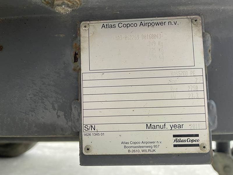 Atlas-Copco XAS 57 DD - Compressore d'aria: foto 4 Atlas-Copco XAS 57 DD - Compressore d'aria: foto 4