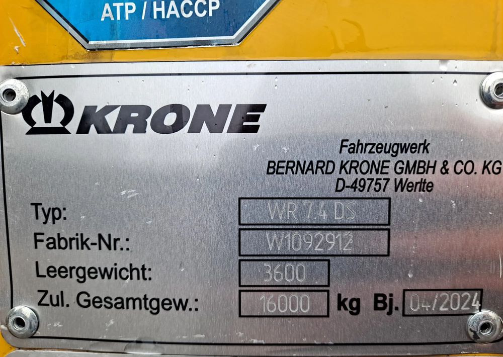 Cassa - furgone Krone Kontener Chłodnia BDF Izoterma NOWA: foto 6