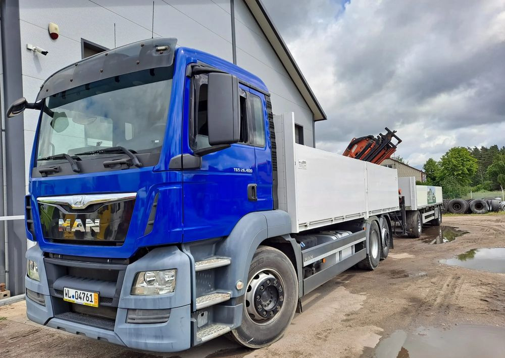 MAN TGS 26.400 Budowlanka Euro 6 - Autocarro con pianale/ Cassone fisso, Camion con gru: foto 5 MAN TGS 26.400 Budowlanka Euro 6 - Autocarro con pianale/ Cassone fisso, Camion con gru: foto 5