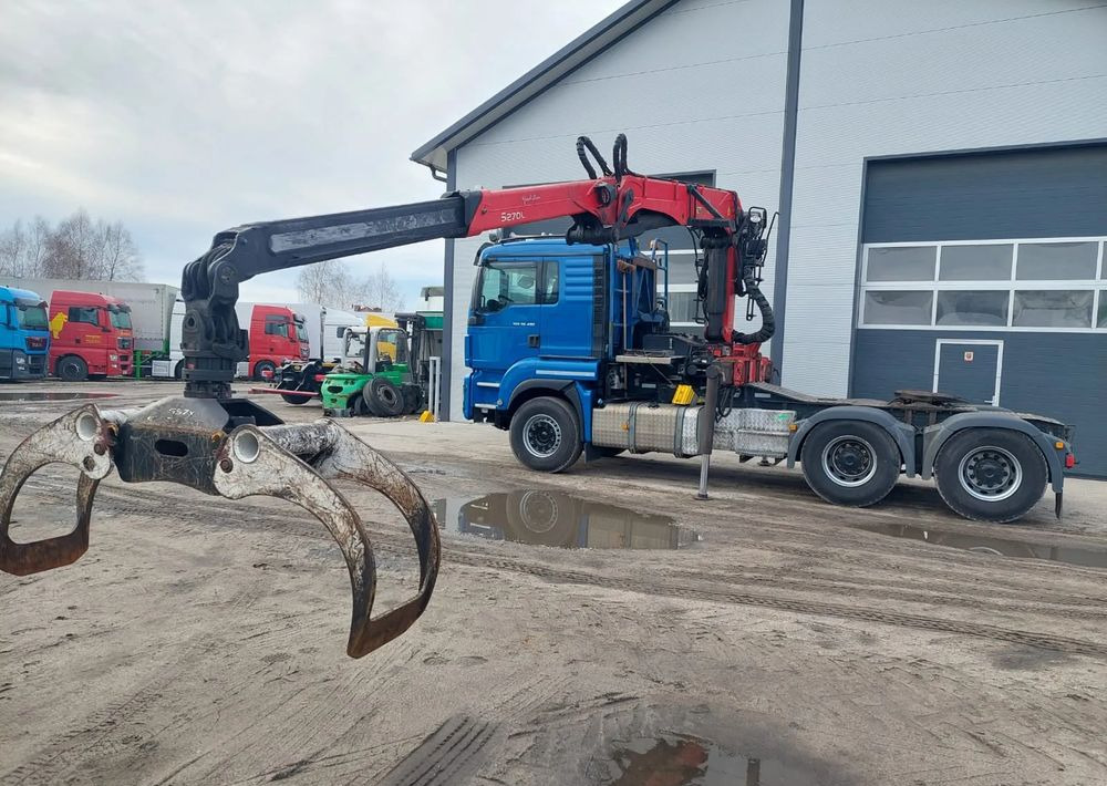 MAN TGS 26-480 6x4 do drewna PALFINGER Epsilon S 270L83 - Camion con gru: foto 1 MAN TGS 26-480 6x4 do drewna PALFINGER Epsilon S 270L83 - Camion con gru: foto 1