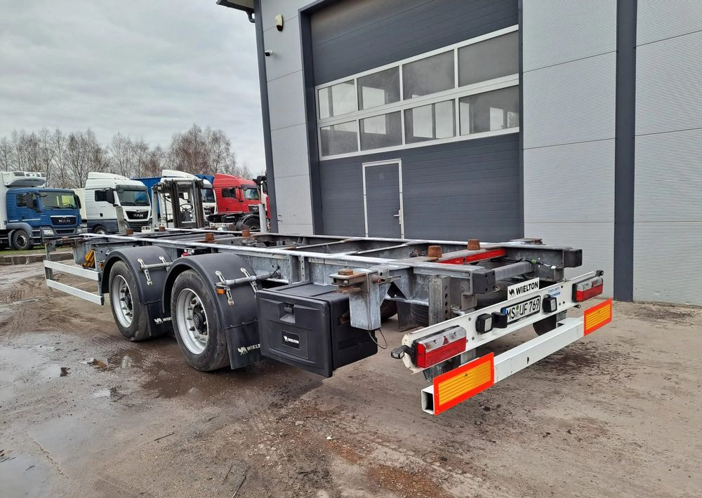 Rimorchio portacontainer/ Caisse interchangeable Wielton Przyczepa tandem: foto 1