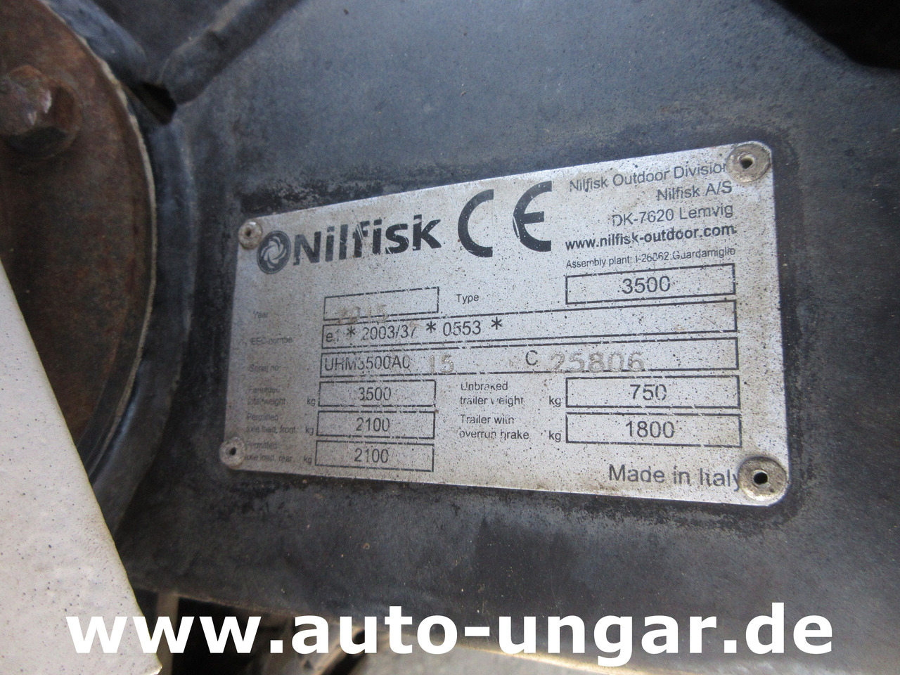 Spazzatrice stradale NILFISK CR3500 CityRanger Schmidt Flexigo Multigo 4x4 Kehrmaschine Geräteträger: foto 10