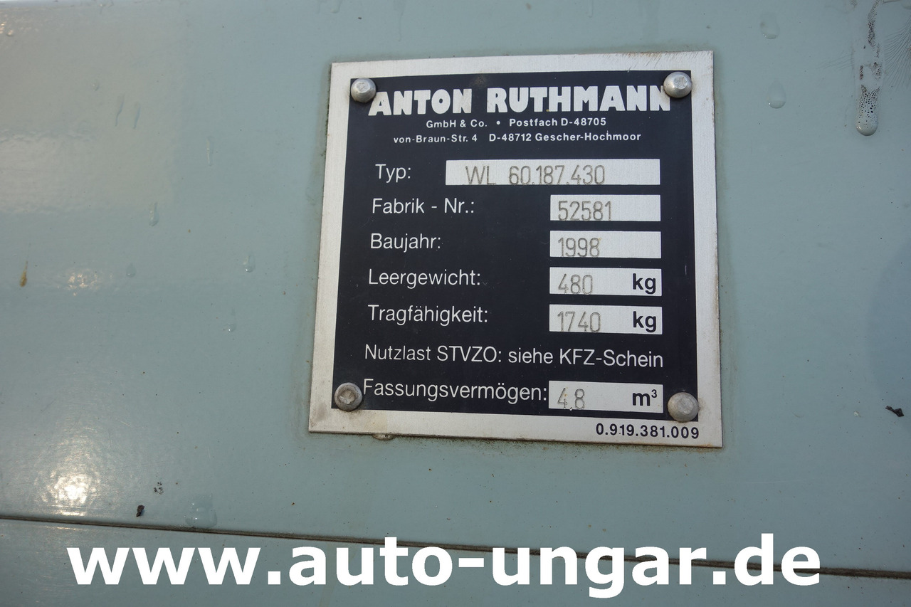 Autocarro portacontainer/ Caisse interchangeable PEUGEOT 230 Niederflurhubwagen Ruthmann Cargoloader 4500Kg: foto 13