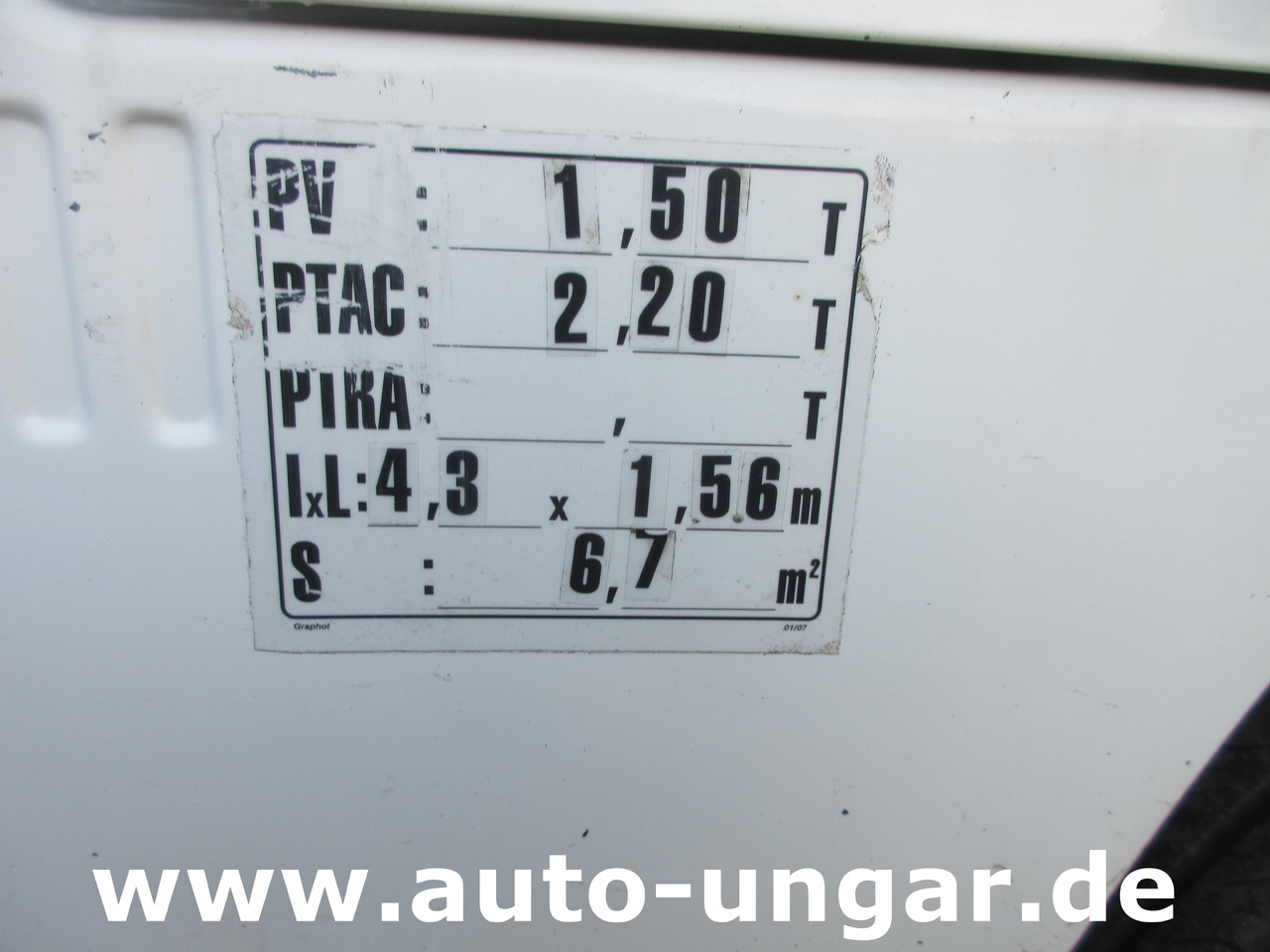 Camion immondizia Piaggio Porter Maxxi D120 Müllwagen 3.5m³ Lifter Presse - Ersatzteilträger: foto 11