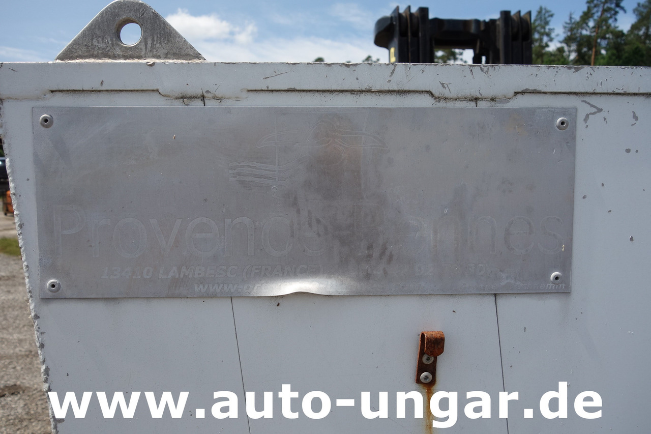 Carrozzeria per autocarro per rifiuti Provence Benne Alumulde 5m³ Müllaufbau aus Alu mit seitlicher Klappe: foto 9