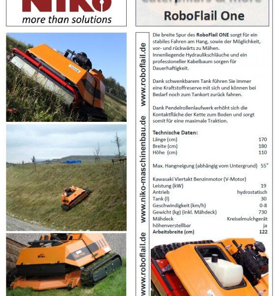 KommTek/NIKO - RoboFlail ONE (700kg/122cm profi) - Tagliaerba: foto 4 KommTek/NIKO - RoboFlail ONE (700kg/122cm profi) - Tagliaerba: foto 4