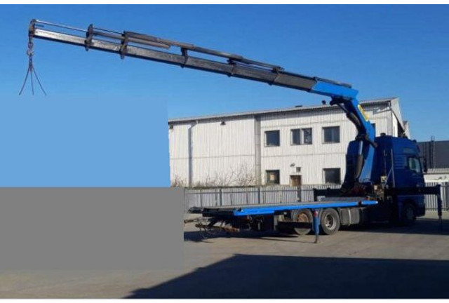 MAN 6x2 TGA 480 BDF +1m +16m crane - Autocarro con pianale/ Cassone fisso, Camion con gru: foto 3 MAN 6x2 TGA 480 BDF +1m +16m crane - Autocarro con pianale/ Cassone fisso, Camion con gru: foto 3