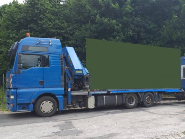 MAN 6x2 TGA 480 BDF +1m +16m crane - Autocarro con pianale/ Cassone fisso, Camion con gru: foto 5 MAN 6x2 TGA 480 BDF +1m +16m crane - Autocarro con pianale/ Cassone fisso, Camion con gru: foto 5
