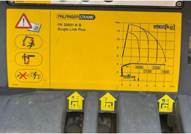 Mercedes-Benz Antos 2535 +Palfinger PK 20001-K - Autocarro con pianale/ Cassone fisso, Camion con gru: foto 5 Mercedes-Benz Antos 2535 +Palfinger PK 20001-K - Autocarro con pianale/ Cassone fisso, Camion con gru: foto 5