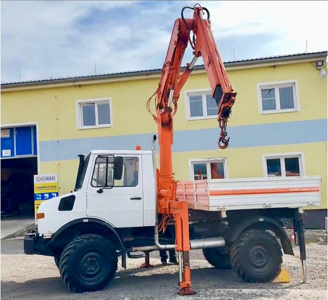 Mercedes-Benz UNIMOG 427.11 +12m! - Autocarro ribaltabile, Camion con gru: foto 1 Mercedes-Benz UNIMOG 427.11 +12m! - Autocarro ribaltabile, Camion con gru: foto 1