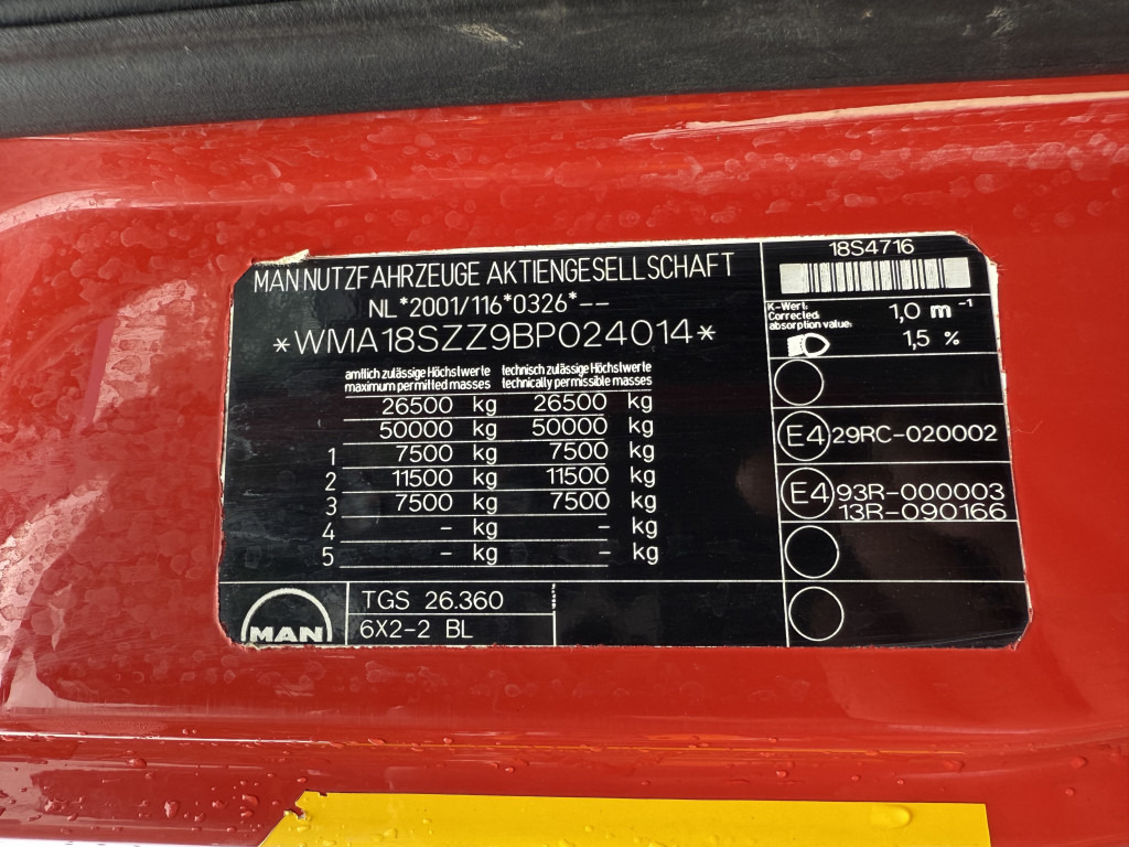 MAN TGS 26.360 6X2 Haken mit Kran HMF 1643Z - Autocarro scarrabile, Camion con gru: foto 4 MAN TGS 26.360 6X2 Haken mit Kran HMF 1643Z - Autocarro scarrabile, Camion con gru: foto 4