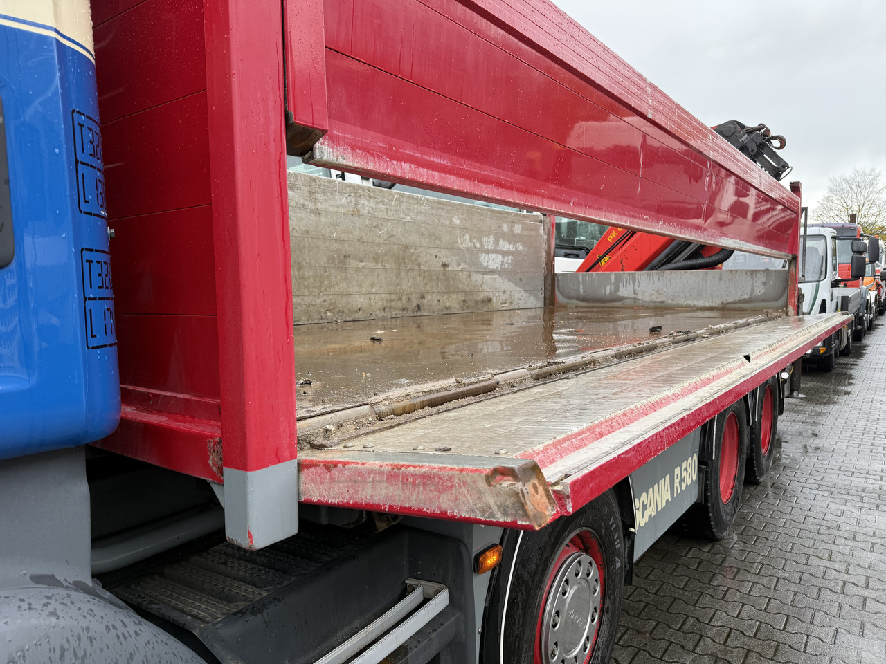 Scania R580 V8 8X4 Kipper Kran Palfinger 22002 - Autocarro ribaltabile, Camion con gru: foto 5 Scania R580 V8 8X4 Kipper Kran Palfinger 22002 - Autocarro ribaltabile, Camion con gru: foto 5