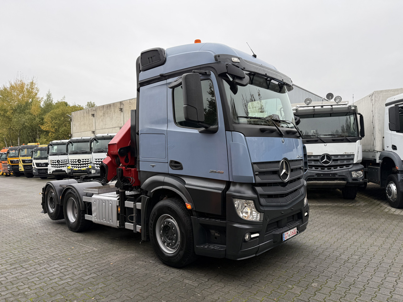 Trattore stradale Mercedes-Benz Actros 2548 LS 6X2 Kran HMF 3220 bis 16 Meter: foto 12