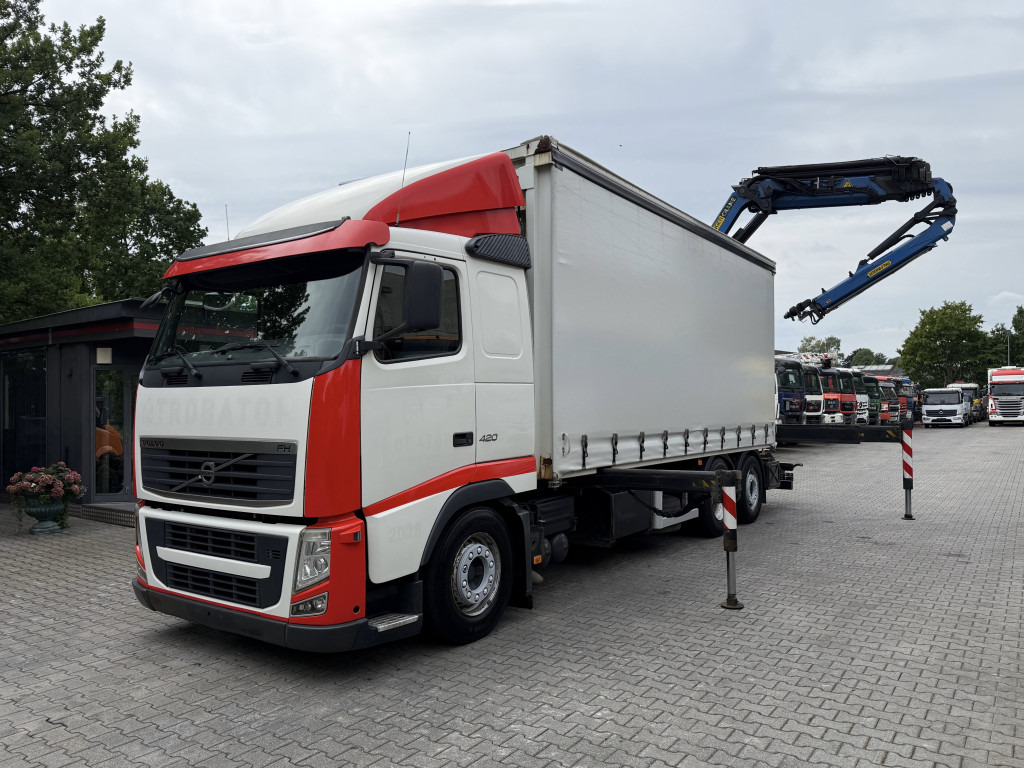 Volvo FH420 6X2*4 Palfinger 29002 bis 27 Meter - Autocarro con pianale/ Cassone fisso, Camion con gru: foto 1 Volvo FH420 6X2*4 Palfinger 29002 bis 27 Meter - Autocarro con pianale/ Cassone fisso, Camion con gru: foto 1
