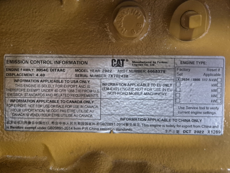 Caterpillar 3054C DITAAC Engine + Radiator - Motore per Macchinario industriale: foto 2 Caterpillar 3054C DITAAC Engine + Radiator - Motore per Macchinario industriale: foto 2