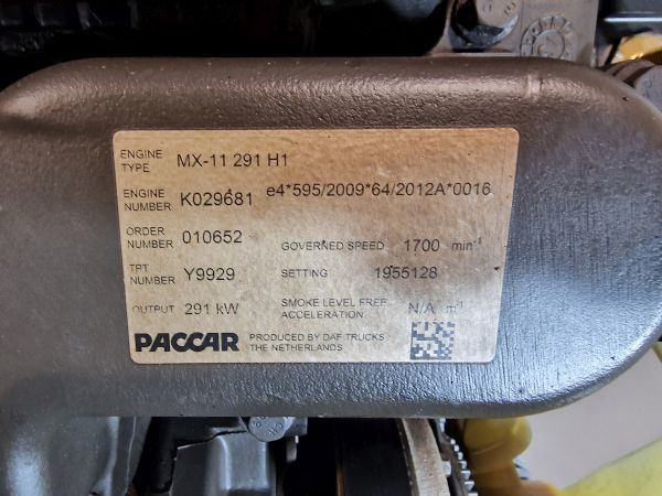 Motore per Camion DAF MX-11 291 H1 Truck Spec Engine (Truck): foto 11