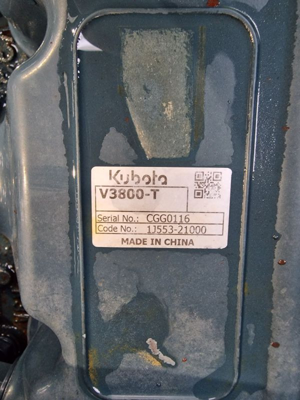 Kubota V3800-DI-T-ET18 Engine (Plant) - Motore per Macchina da cantiere: foto 2 Kubota V3800-DI-T-ET18 Engine (Plant) - Motore per Macchina da cantiere: foto 2
