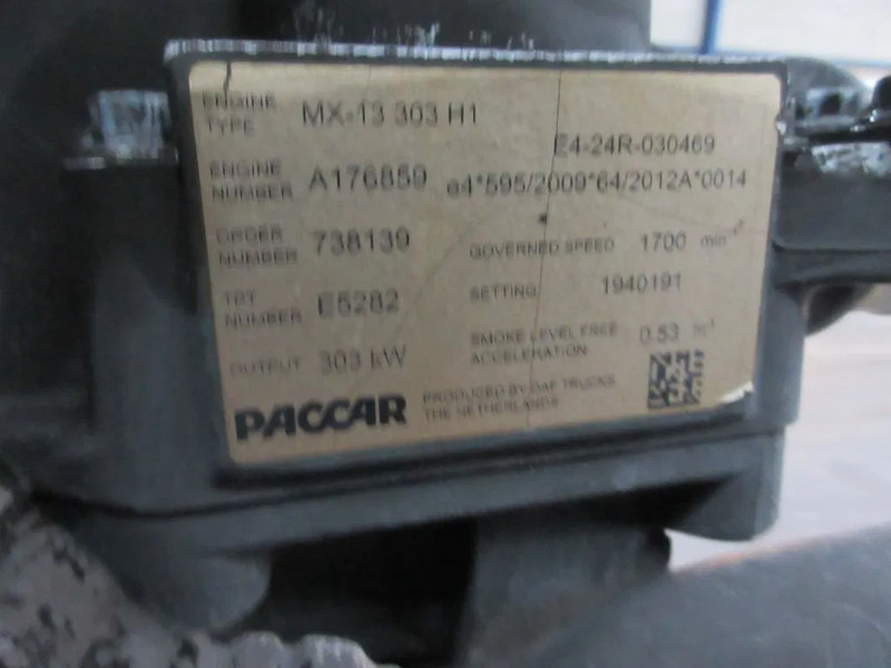 DAF 2190203 // 1904700 // 1884746 // MX-13 303 H1 DAF XF CF EURO 6 - Motore per Camion: foto 5 DAF 2190203 // 1904700 // 1884746 // MX-13 303 H1 DAF XF CF EURO 6 - Motore per Camion: foto 5