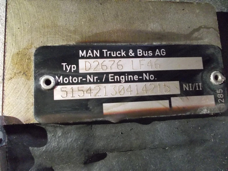 MAN 51.01100-6410/51.01100-6737 D2676LF46 MAN 18.440 EURO 6 - Motore per Camion: foto 5 MAN 51.01100-6410/51.01100-6737 D2676LF46 MAN 18.440 EURO 6 - Motore per Camion: foto 5