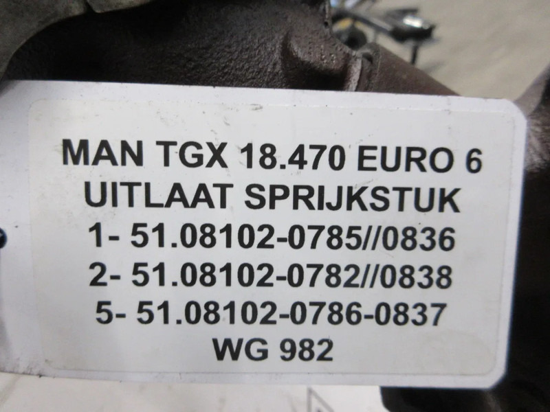 MAN 51.08102-0785 // 0836 // 51.08102-0782 // 0838 // 51. 08102-0786 // 0837 // MAN TGX 18.470 - Collettore di scarico per Camion: foto 5 MAN 51.08102-0785 // 0836 // 51.08102-0782 // 0838 // 51. 08102-0786 // 0837 // MAN TGX 18.470 - Collettore di scarico per Camion: foto 5