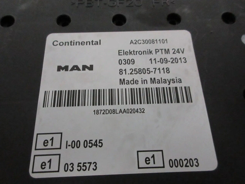 MAN 81.25805-7118 PTM MODULEN EURO 6 MAN TGX 18.440 - Sistema elettrico per Camion: foto 5 MAN 81.25805-7118 PTM MODULEN EURO 6 MAN TGX 18.440 - Sistema elettrico per Camion: foto 5