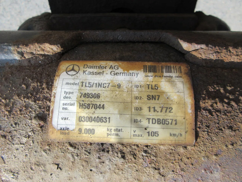 Mercedes-Benz TL5/1NC7-9 / 749306 / H587044/030040631 STUUR AS OPLEGGER SCHMITZ - Assali e ricambi per Camion: foto 5 Mercedes-Benz TL5/1NC7-9 / 749306 / H587044/030040631 STUUR AS OPLEGGER SCHMITZ - Assali e ricambi per Camion: foto 5