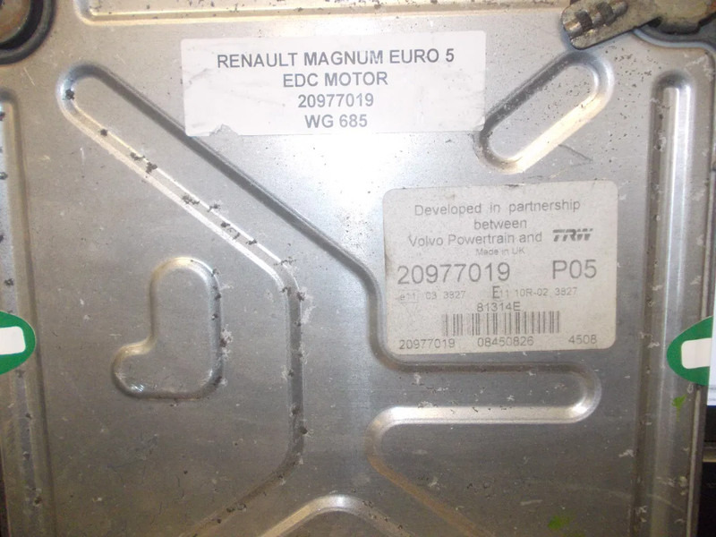 Renault 20977019 // P05 // P04 // RENAULT PRIMUEM MAGNUM EURO 5 - Sistema elettrico per Camion: foto 2 Renault 20977019 // P05 // P04 // RENAULT PRIMUEM MAGNUM EURO 5 - Sistema elettrico per Camion: foto 2
