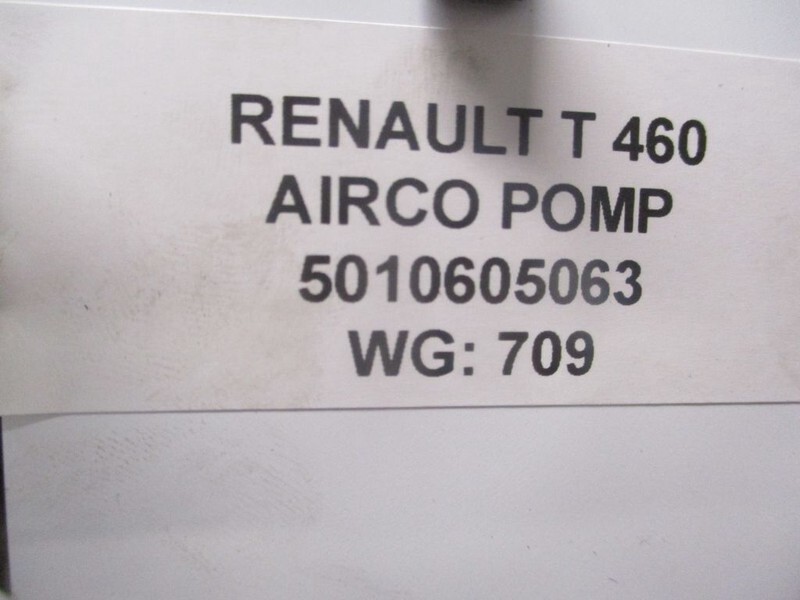 Renault T SERIE 5010605063 AIRCO POMP - Ricambio A/C per Camion: foto 3 Renault T SERIE 5010605063 AIRCO POMP - Ricambio A/C per Camion: foto 3