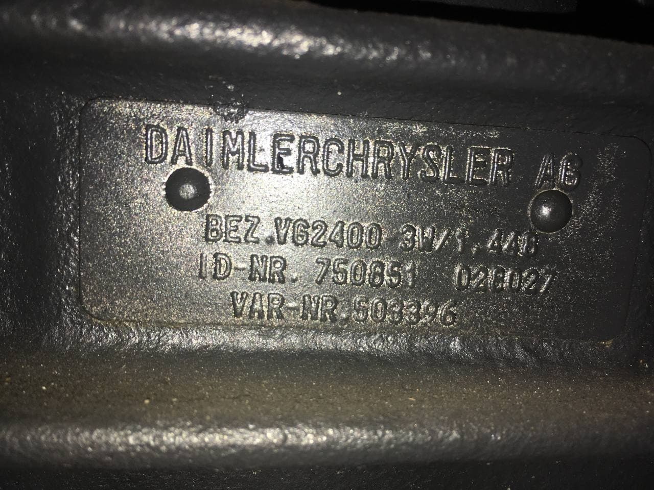 MERCEDES BENZ VG2400 3W/1,448 - Cambio: foto 5 MERCEDES BENZ VG2400 3W/1,448 - Cambio: foto 5