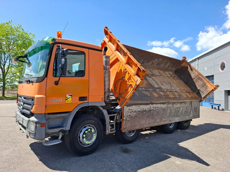 Mercedes-Benz Actros 4141 / 3SIDE MEILLER TIPPER / FULL-STEEL / DRUM BRAKES / ONLY:535937 KM / 2XSTEERING AXLE / AIRCO / AUTOMATIC / EURO-3 / - Autocarro ribaltabile: foto 2 Mercedes-Benz Actros 4141 / 3SIDE MEILLER TIPPER / FULL-STEEL / DRUM BRAKES / ONLY:535937 KM / 2XSTEERING AXLE / AIRCO / AUTOMATIC / EURO-3 / - Autocarro ribaltabile: foto 2