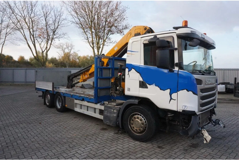 Scania G490 / ENGINE RUNNING / RETARDER / EFFER 255-5S CRANE REMOTE / PLATFORM / FULL-AIR / AUTOMATIC / EURO-6 / 2014 - Camion con gru: foto 4 Scania G490 / ENGINE RUNNING / RETARDER / EFFER 255-5S CRANE REMOTE / PLATFORM / FULL-AIR / AUTOMATIC / EURO-6 / 2014 - Camion con gru: foto 4
