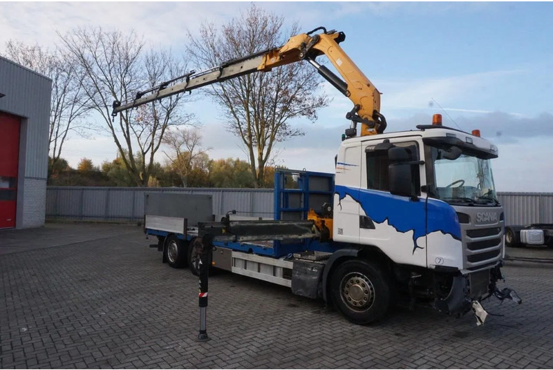 Scania G490 / ENGINE RUNNING / RETARDER / EFFER 255-5S CRANE REMOTE / PLATFORM / FULL-AIR / AUTOMATIC / EURO-6 / 2014 - Camion con gru: foto 3 Scania G490 / ENGINE RUNNING / RETARDER / EFFER 255-5S CRANE REMOTE / PLATFORM / FULL-AIR / AUTOMATIC / EURO-6 / 2014 - Camion con gru: foto 3