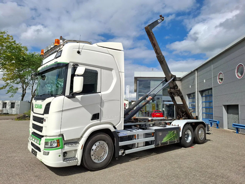 Scania NGS R500 / RETARDER / AJK HOOK 22 TON / LIFT+LENKACHSE / TUV:17-06-2026 / NAVI / LWDS / ALCOA / LEATHER / AUTOMATIC / EURO-6 / 2 - Autocarro scarrabile: foto 1 Scania NGS R500 / RETARDER / AJK HOOK 22 TON / LIFT+LENKACHSE / TUV:17-06-2026 / NAVI / LWDS / ALCOA / LEATHER / AUTOMATIC / EURO-6 / 2 - Autocarro scarrabile: foto 1