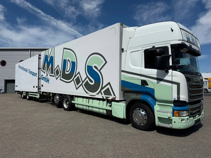 Scania R450 / RETARDER / ISOLATED GERMAN FLOWER COMBI / THROUGH-LOADING SYSTEM / 2XPLATFORM / LIFT+LENKACHSE / LWDS / EURO-6 / 2014 - Autocarro frigorifero: foto 2 Scania R450 / RETARDER / ISOLATED GERMAN FLOWER COMBI / THROUGH-LOADING SYSTEM / 2XPLATFORM / LIFT+LENKACHSE / LWDS / EURO-6 / 2014 - Autocarro frigorifero: foto 2