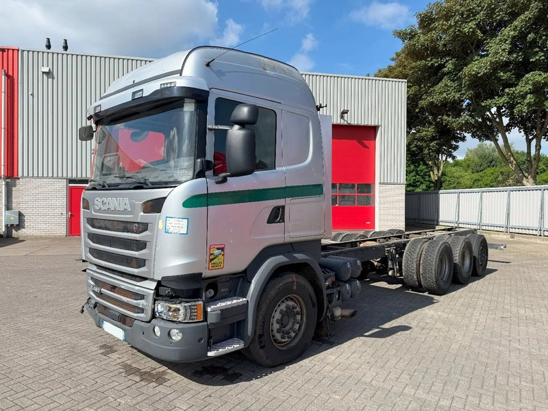 Scania R490 / 8X4 / ENGINE RUNNING / RETARDER / 9 TON FRONT AXLE / LIFT+LENKACHSE / AUTOMATIC / EURO-6 / 2017 - Autocarro telaio: foto 1 Scania R490 / 8X4 / ENGINE RUNNING / RETARDER / 9 TON FRONT AXLE / LIFT+LENKACHSE / AUTOMATIC / EURO-6 / 2017 - Autocarro telaio: foto 1