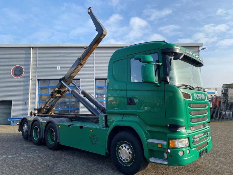Scania R520 V8 / 8X4 / BIG AXLE / AJK HOOKLIFT 30TON / LIFT+LENKACHSE / NAVI / LEATHER / FULL-AIR / AUTOMATIC / EURO-6 / 2015 - Autocarro scarrabile: foto 2 Scania R520 V8 / 8X4 / BIG AXLE / AJK HOOKLIFT 30TON / LIFT+LENKACHSE / NAVI / LEATHER / FULL-AIR / AUTOMATIC / EURO-6 / 2015 - Autocarro scarrabile: foto 2