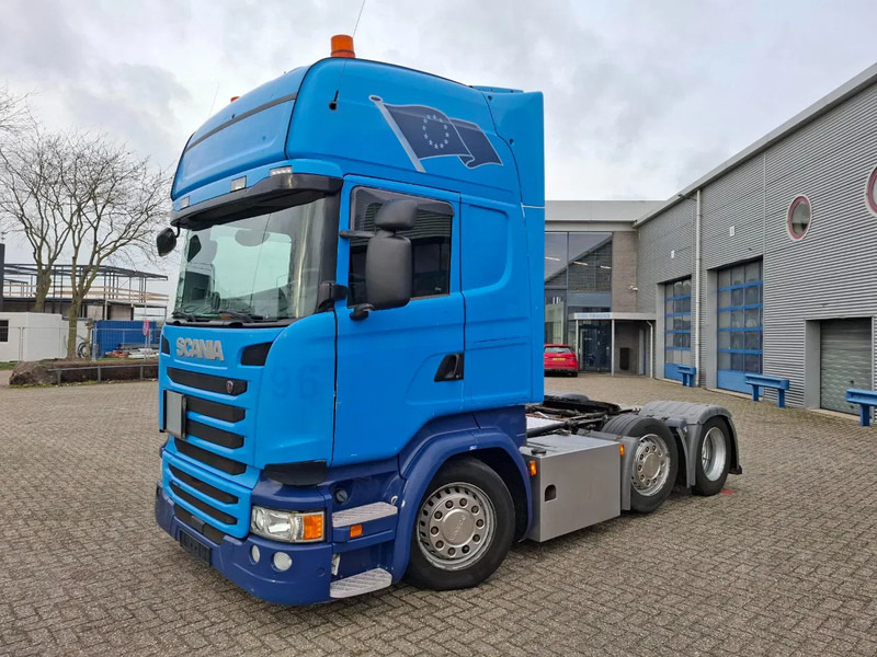 Scania R450 / RETARDER / LIFT+LENKACHSE / GERMAN TRUCK / MEGA / FIFTH WHEEL HEIGHT:100CM / PARK-AIRCO / LWDS / EURO-6 / 2016 - Trattore stradale: foto 1 Scania R450 / RETARDER / LIFT+LENKACHSE / GERMAN TRUCK / MEGA / FIFTH WHEEL HEIGHT:100CM / PARK-AIRCO / LWDS / EURO-6 / 2016 - Trattore stradale: foto 1