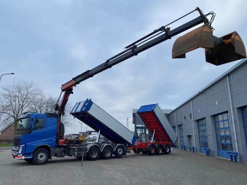 Volvo FH4-500 / HMF 3220K-RC / REMOTE / ROTATOR / 3SIDE TIPPER / DYNAMIC STEERING / ONLY:302623 KM / AUTOMATIC / EURO-6 / 2017 - Camion con gru: foto 1 Volvo FH4-500 / HMF 3220K-RC / REMOTE / ROTATOR / 3SIDE TIPPER / DYNAMIC STEERING / ONLY:302623 KM / AUTOMATIC / EURO-6 / 2017 - Camion con gru: foto 1