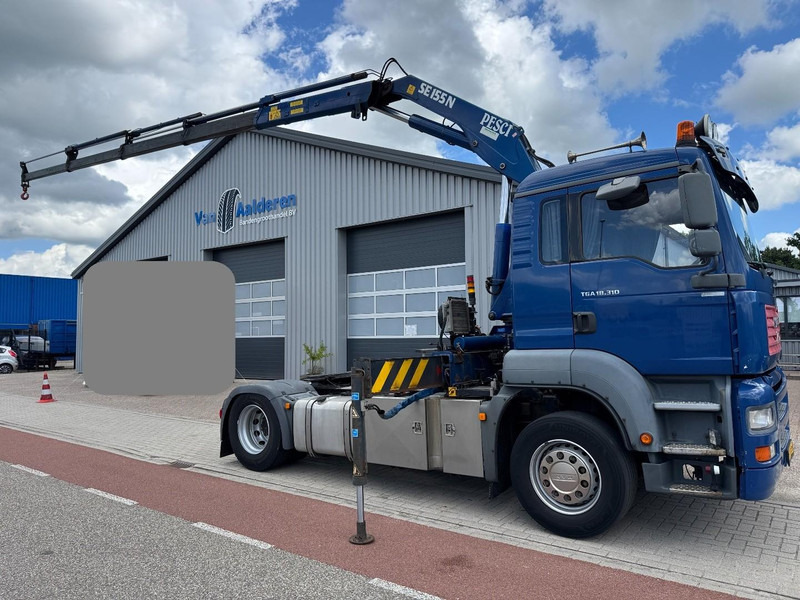 MAN TGA 18.310, Crane Pesci SE155N/4, Manual Kran, Grua, Grue, Kraan - Trattore stradale: foto 1 MAN TGA 18.310, Crane Pesci SE155N/4, Manual Kran, Grua, Grue, Kraan - Trattore stradale: foto 1