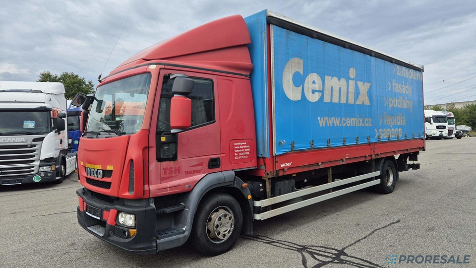 IVECO EUROCARGO ML 140E28 EURO 5 - valník s plachtou + hydraulické čelo 1,5 t - Camion centinato: foto 2 IVECO EUROCARGO ML 140E28 EURO 5 - valník s plachtou + hydraulické čelo 1,5 t - Camion centinato: foto 2