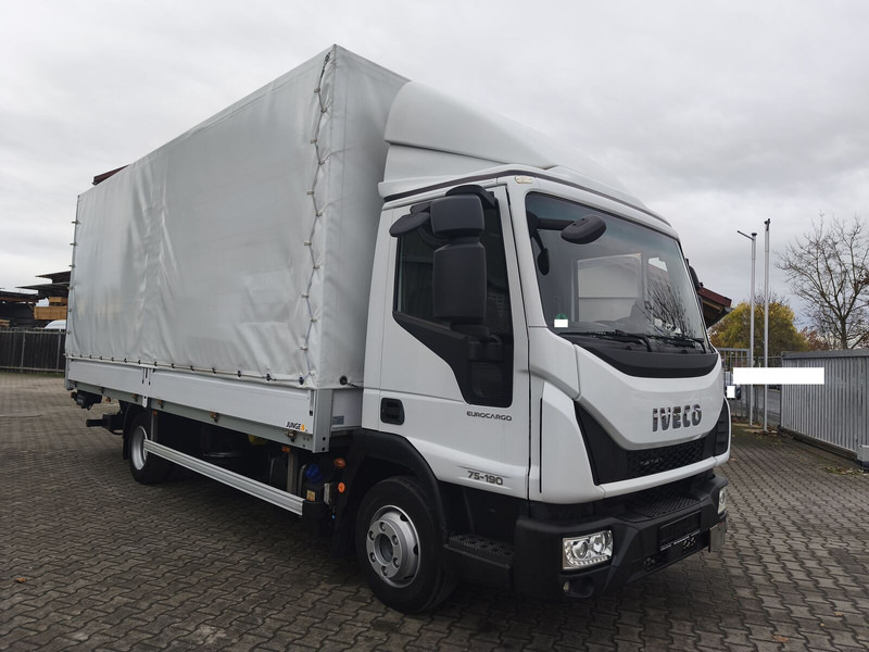 Iveco 75-190 Planen-LKW 4x2 Euro 6 3-Sitzer LBW (32) - Camion centinato: foto 2 Iveco 75-190 Planen-LKW 4x2 Euro 6 3-Sitzer LBW (32) - Camion centinato: foto 2