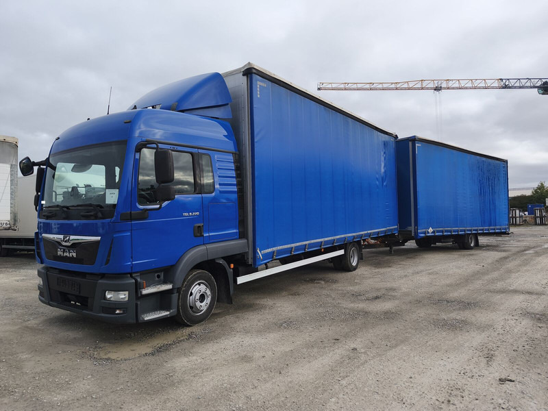 MAN TGL 8.220 Plane Jumbo Gardine Euro6 4x2 (10) - Camion centinato: foto 1 MAN TGL 8.220 Plane Jumbo Gardine Euro6 4x2 (10) - Camion centinato: foto 1