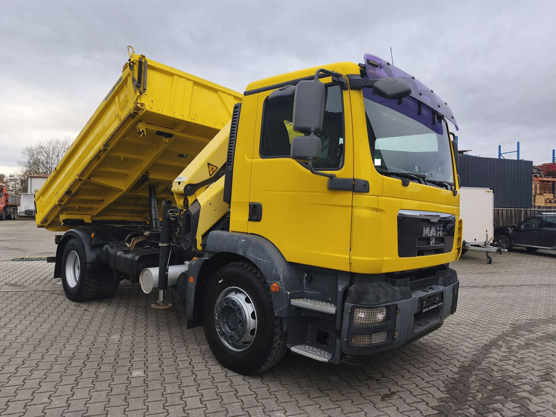 MAN TGM 18.290 4x2 BB Meiller Palfinger PK 14002EH D 14,5 m - Autocarro ribaltabile, Camion con gru: foto 2 MAN TGM 18.290 4x2 BB Meiller Palfinger PK 14002EH D 14,5 m - Autocarro ribaltabile, Camion con gru: foto 2
