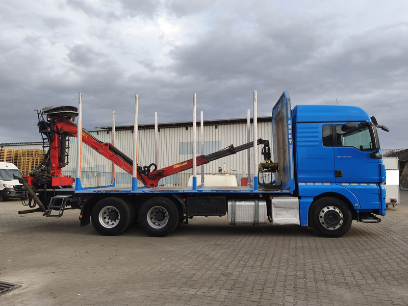 MAN TGX 26.500 Holz-LKW Euro6 6x4 Holztransporter m Palfinger (16) - Camion trasporto legname, Camion con gru: foto 4 MAN TGX 26.500 Holz-LKW Euro6 6x4 Holztransporter m Palfinger (16) - Camion trasporto legname, Camion con gru: foto 4